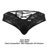 CandyMan Thong Dentelle Pothios Noir